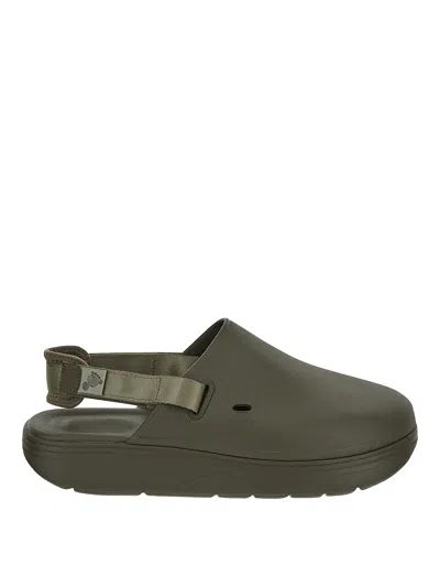 Suicoke Khaki Cappo Slippers In Green