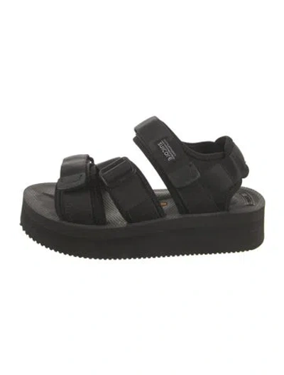Pre-owned Suicoke Neoprene Slingback Sandals In Black