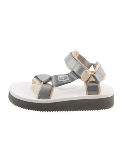 Pre-owned Suicoke Nylon Printed Sandals