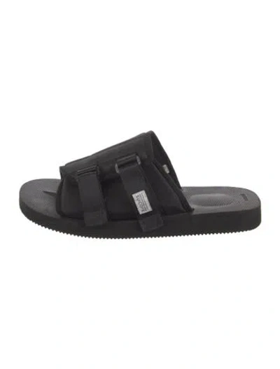 Pre-owned Suicoke Nylon Sandals In Black