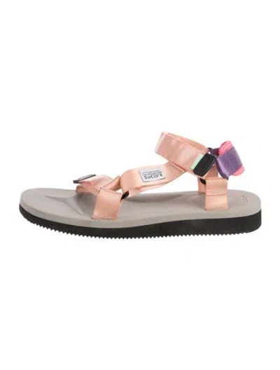 Pre-owned Suicoke Nylon Sandals In Pink
