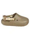 Suicoke Plain Slingback Sandals In Olive