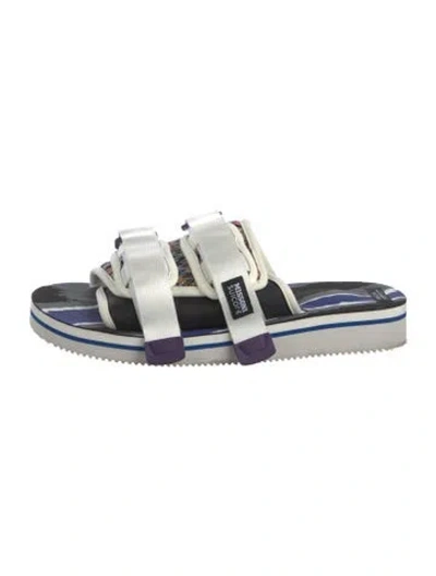 Pre-owned Suicoke Printed Slides In Multi