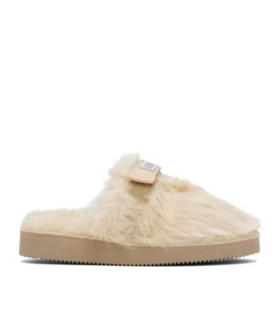Suicoke Round Head Slippers In Nude
