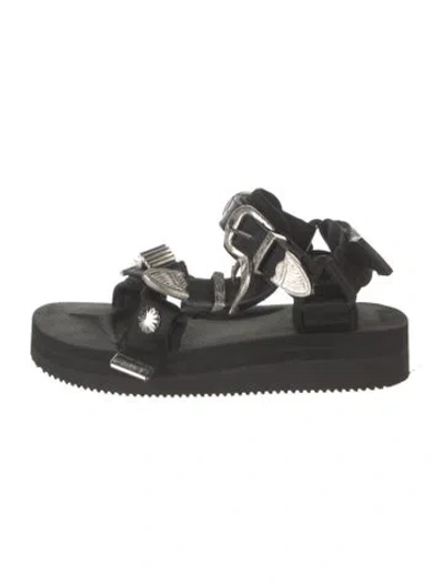 Pre-owned Suicoke Rubber Sandals In Black
