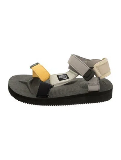 Pre-owned Suicoke Rubber Sandals In Black/white