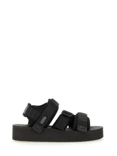 Suicoke Kisee-vpo Logo-detail Sandals In Black