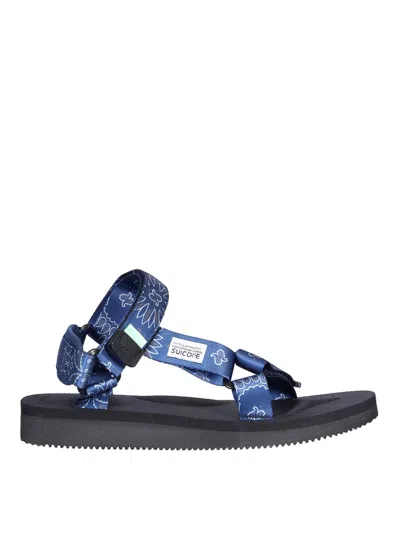 Suicoke Sandalo Depa Cab Pt02 In Blue