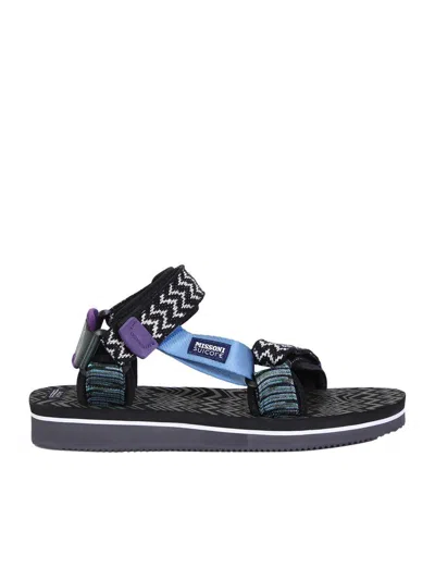 Suicoke Sandals In Black