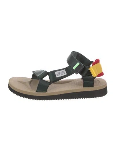 Pre-owned Suicoke Sandals In Green