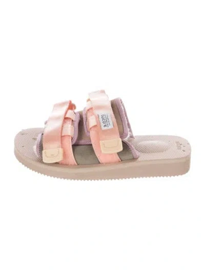 Pre-owned Suicoke Slides In Pink