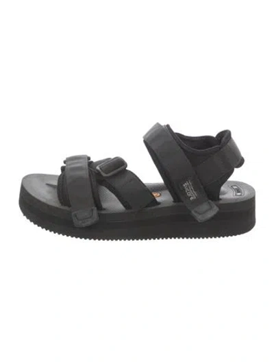 Pre-owned Suicoke Slingback Sandals In Black