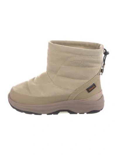 Pre-owned Suicoke Suede Boots In Neutral