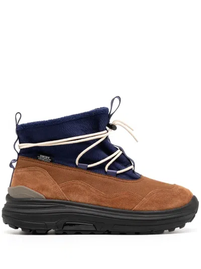 Suicoke Toggle-fastening Ankle Boots In Blue