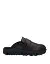 Suicoke Tom Wood X  Man Mules & Clogs Black Size 11 Soft Leather In Black