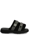 Suicoke Touch-strap Slides In Green