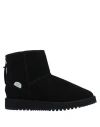 Suicoke Woman Ankle Boots Black Size 8 Shearling In Black