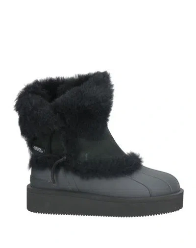 Suicoke Woman Ankle Boots Black Size 8 Shearling