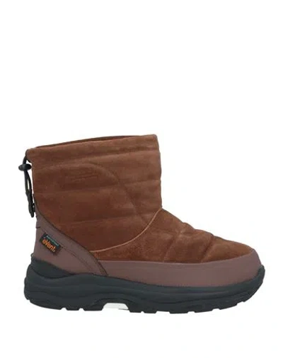 Suicoke Woman Ankle Boots Brown Size 7 Leather