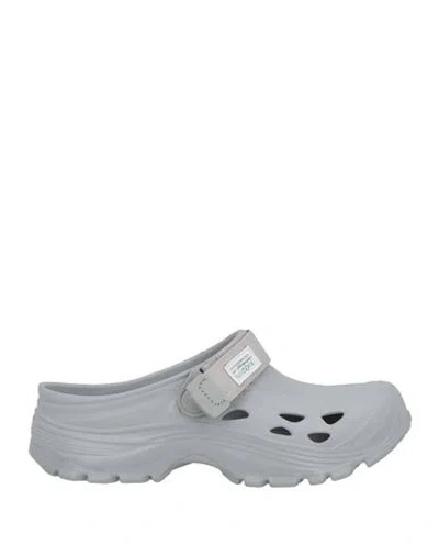 Suicoke Woman Mules & Clogs Grey Size 8 Natural Rubber In Grey