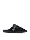 Suicoke Logo Patch Flat Slippers