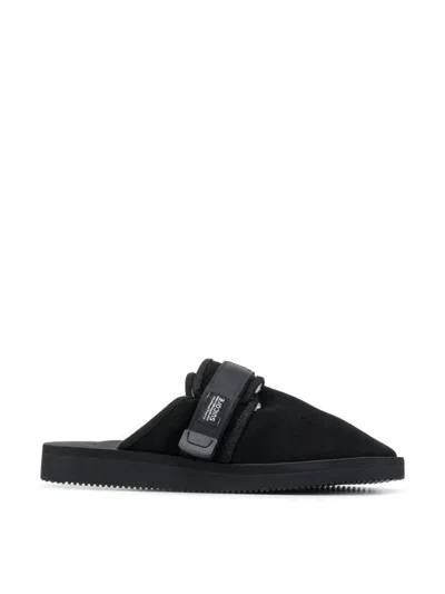 Suicoke Zavo-mab Mules Sandals In Black