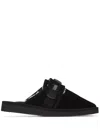 Suicoke Zavo Cab Puffy Nylon Mules In Black