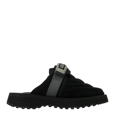 Suicoke Zavo-shellab Slip-on Loafers In Ink