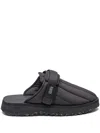 Suicoke Gesteppte Zavo Slipper In Black