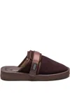 Suicoke Zavo Slippers In Brown