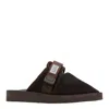 Suicoke Zavo Slippers In Brown