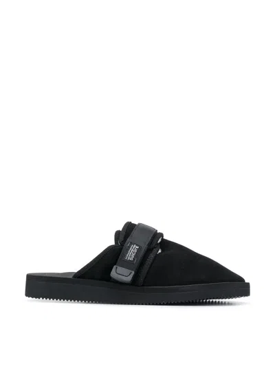 Suicoke Zavo-mab Mules Sandals In Black