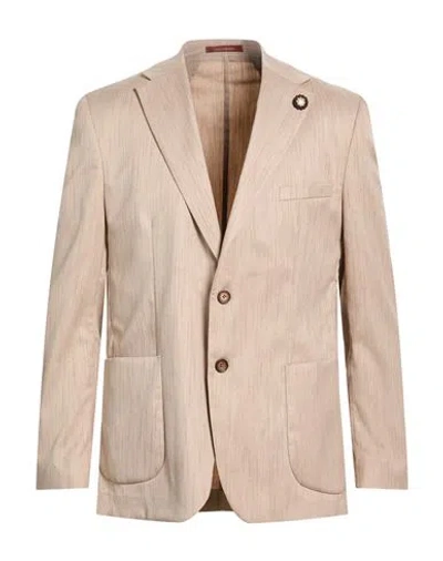 Suit Sartoria Man Blazer Beige Size 46 Pes, Viscose, Elastane In Neutral