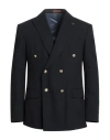 Suit Sartoria Man Blazer Midnight Blue Size 48 Pes, Wool, Lycra In Blue