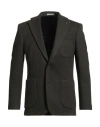Suit Sartoria Man Blazer Military Green Size 48 Polyester, Wool