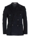 Suit Sartoria Man Blazer Navy Size 38 Cotton In Blue