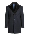 Suit Sartoria Man Blazer Navy Size 48 Wool, Polyester In Blue