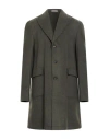 Suit Sartoria Man Coat Military Green Size 48 Wool, Polyester In Green