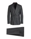 Suit Sartoria Man Suit Charcoal Size 44 Pes, Viscose, Elastane In Gray
