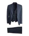 Suit Sartoria Man Suit Midnight Blue Size 46 Wool, Viscose, Polyester In Blue
