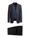 Suit Sartoria Man Suit Midnight Blue Size 48 Pes, Viscose, Elastane In Blue