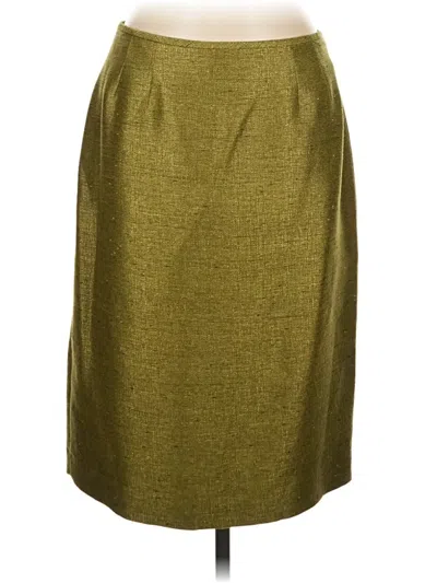 Pre-owned Suit Studio Formal Skirt In Gold