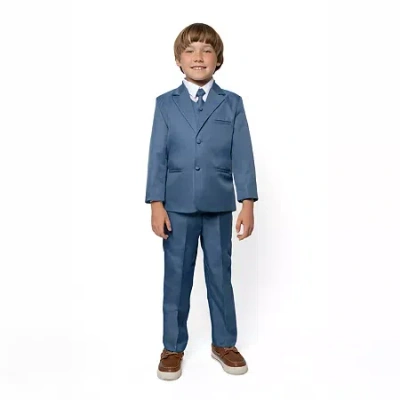 Suit The Boyz Little & Big Kid Boys 5-pc. Suit Set In Blue