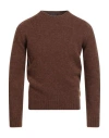 Suite 16 Man Sweater Brown Size 40 Alpaca Wool, Wool, Polyamide
