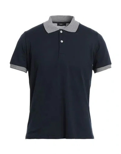 Suite 191 Man Polo Shirt Midnight Blue Size 46 Cotton
