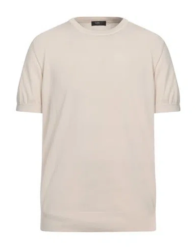 Suite 191 Man Sweater Beige Size 46 Cotton
