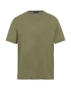 Suite 191 Man T-shirt Sage Green Size 44 Cotton, Elastane