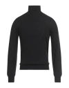Suite 191 Man Turtleneck Black Size 44 Merino Wool In Black