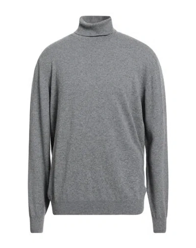 Suite 191 Man Turtleneck Grey Size 50 Cashmere