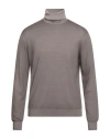 Suite 191 Man Turtleneck Light Brown Size 42 Merino Wool
